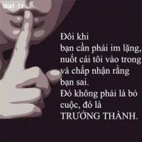 Im lặng để biết mình